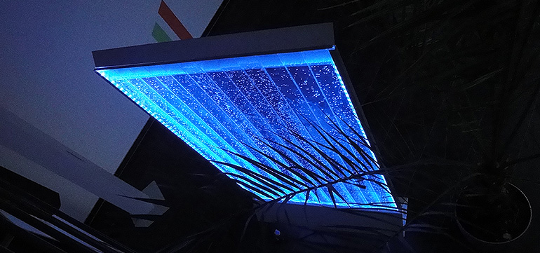 Die LIQUI-SIGN Wasserwand